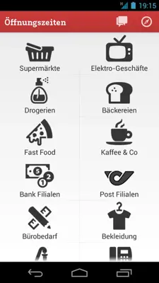 Öffnungszeiten android App screenshot 3